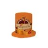 Sombreros Nuevos de Acción de Gracias Transfronterizos, Sombreros del Festival de la Cosecha de Pavo y Calabaza, Suministros para Fiestas de Baile, Disfraces Festivos para Actuaciones