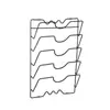Estante de pared para almacenamiento de tapas de ollas de cocina, estante de tapas de ollas de drenaje multicapa para el hogar, usado como estante para tablas de cortar, soporte para ollas, tamaño: 39.8*28.5cm