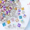 Decoración de Accesorios para Uñas con Diamantes de Forma Especial y Punta Cuadrada de 8 mm Material Brillante Pequeño Desgastable para Uñas Diamante para Uñas al por Mayor