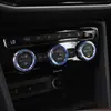 Anillo Decorativo para Perilla de Aire Acondicionado Volkswagen Tiguan L, Específico para la Modificación Interior de los Modelos Tiguan New Energy 2017-2021