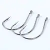Anzuelo de Pesca Invertido Personalizado 8003, Anzuelo para Gusanos Blandos, para Lubina, Perca y Topmouth, Anzuelo de Pesca Invertido, Anzuelo Simple con Púas, Anzuelo de Pesca de Alambre Fino