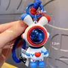 Liquidación de colección de llaveros colgantes de personajes de dibujos animados IP auténticos, lindos colgantes de estrella-luna-conejo para bolsos de niñas, stock para vendedores ambulantes