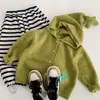 Cárdigan de punto Mabao para niños, suéter con capucha para niños, top de primavera y otoño para niños pequeños, abrigo de otoño para bebé