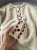 Suéter cárdigan retro francés para mujer 2025 Otoño Diseño holgado perezoso Engrosado Otoño e Invierno Chaqueta de punto casual