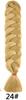 Peluca de trenza grande de color de comercio exterior xpression trenza sucia negra africana fibra química trenza grande