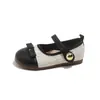 Zapatos de Cuero Estilo Coreano para Niñas Modelo Nuevo Primavera 2026 Zapatos de Princesa Estilo Chanel para Niños Mocasines para Bebé Zapatos de Vestir Comercio Exterior