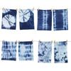 Piezas de Tela Batik Tie Dye Teñido Azul Parche de Retazos Hecho a Mano diy Wenchuang Huanchuang Tela para Tareas Algodón Puro Se Puede Comprar