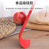 Espátula de silicona integrada espátula para crema de pastel hoja cuchillo para mezclar resistente a altas temperaturas herramienta para crujiente de copo de nieve