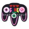 Diapositivas para zapatos de mando de videojuego de dibujos animados, hebillas para zapatos, accesorios DIY, parches de goma blanda de PVC, decoraciones para consolas de videojuegos y fundas de teléfono