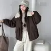 Abrigo para Niñas Otoño 2026 Nuevo Ropa de Algodón Estilosa Ropa Infantil Acolchado Grueso con Felpa Parka para Niñas Grandes Otoño/Invierno