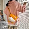 Bolsa de mujer de moda roja 2020 Nueva Bolsa de Felpa Tendencia coreana moda personalidad contraste hombro bandolera una generación de pelo
