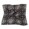 Lenço de Seda Pequeno Quadrado 50*50cm Primavera e Verão Novo Lenço Quadrado Pequeno para Mulheres Coreano Profissional Versátil Decorativo Lenço Estampado