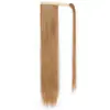 Peluca Europea y Americana Cola de Caballo Extensión de Cabello Lacio Velcro Fibra Química Cola de Caballo Peluca Femenina Cola de Caballo Lista para Usar