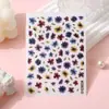 Arte de Uñas de Rosa Estilo Japonés Flor de Rosa Pegatina para Uñas Pegatina de Uñas de Hada Colorida