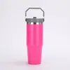 Copo Portátil para Carro 30oz Selecionado Cuidadosamente, Copo com Isolamento a Vácuo de Parede Dupla em Aço Inoxidável 304, Copo de Água Personalizado para Esportes ao Ar Livre