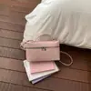 Bolso Pequeño Simple y Texturizado Estilo Coreano para Mujer, Nuevo Bolso Cruzado de Color Sólido de Moda Tendencia Primavera 2026, Bolso Pequeño Cuadrado de Hombro Único