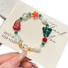 Pulsera de Gato de Tres Colores con Cuentas Estilo Mismo de Xiaohongshu Blanqueamiento Gato Sorprendido Chino Regalo para Mejor Amiga Pulsera de Pareja Festiva