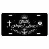 Placa de Aluminio Plana Decorativa Placa de Matrícula de Hierro 1 Señal Motivacional Creativa Directo del Fabricante Amazon Aliexpress
