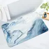 Tapete de Chão Absorvente de Secagem Rápida com Padrão de Mármore de Terra de Diatomáceas para Banheiro, Tapete de Porta de Banheiro, Tapete Antiderrapante para Entrada de Vaso Sanitário