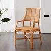 Silla de Ratán Estilo Japonés Sofá Silla de Ratán Natural Silla de Ocio Moderna Simple para Balcón Silla de Ratán para Casa de Huéspedes Silla de Diseñador Perezoso