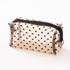Nueva bolsa de maquillaje de malla flocada, bolsa de almacenamiento Love Love, bolsa de lavado de gran capacidad, bolsa de almacenamiento de cosméticos portátil