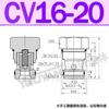 Cartucho YDF10 CCV04 Válvula unidireccional roscada Df08-00 Válvula de mantenimiento de presión hidráulica 01 Válvula de retención LCV-12 16