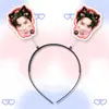 Wang Anyu Diadema de Resorte 3D Diadema Pasador Merchandising de Concierto Soporte para Fans Tiktok