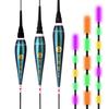 Boia Eletrônica Luminosa Que Muda de Cor ao Ser Mordida, Boia para Água Rasa, Boia para Carpa Crucian, Carpa Prateada e Carpa Cabeçuda, Boia de Luz Fria para Pesca Noturna