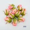 Pacote de Material de Botão de Rosa Pequeno Simulada Caixa de Flores com Decoração de Flores Produção de Bonsai Buquê de Noiva com Decoração