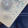 Joias de Lantejoulas Polarizadas para Nail Art Pó Opalino Aurora Ultra Fino Celebridade da Internet Fantasia Brilho Fino Brocado de Nuvem Polarizado Decoração com Pó de Glitter