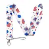 Lanyard para Teléfono con Forma de Corazón para Té con Leche y Café, Portatarjetas, Insignia de Exposición para Tarjeta de Autobús de Estudiante, Funda Protectora Dura de Moda