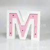 Lámpara de Letra de Madera Lámpara de Letra LED Luz de Noche Tablero de Densidad Lámpara LED de Letra Venta Directa de Fábrica