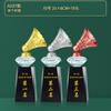 Competencia de Equipo Creativo Bádminton Femenino Madera Nuevo Trofeo de Cristal Oro, Plata, Bronce En Stock Medalla Grabado Producción