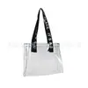 Bolso de Hombro de PVC Nuevo y Creativo Estilo Coreano Versátil Bolso de Playa de PVC Impermeable Bolso de Hombro de PVC Transparente