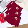 Calzoncillos Boxer de Algodón Rojo de Cintura Media Antibacterianos Fábrica de Ropa Interior para Bodas Venta al por Mayor