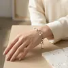 Producto de Alta Calidad, Hecho Completamente de Plata 925, Pulsera de Perlas de Agua Dulce Naturales, Cadena Fina de Onda, Diseño Elegante y Único