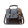 Bolsa feminina elegante estilo coreano, nova moda para viagem, primavera de 2025, mochila pequena quadrada