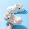 Zapatos de agujero EVA para exteriores para mujer, verano, nuevos, moda exterior, suela gruesa, huecos, sandalias de playa, al por mayor, en stock