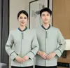 Uniforme para personal de limpieza de propiedades, de manga larga, para mujer, adecuado para otoño e invierno, para usar en hoteles, casas de huéspedes, habitaciones de huéspedes y hospitales