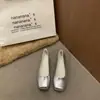 Primeiro Encontro com os Sapatos de Salto Escondido de Bolinhas Estilo Francês, Novos Sapatos de Ballet de Cetim Estilo Fada 2026