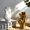 Adorno de Gesto de Amor Minimalista Transfronterizo para el Hogar, Sala de Estar, Dormitorio, Decoración de Escritorio de Alta Gama, Regalo Creativo