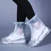 Nuevas Cubiertas Gruesas para Zapatos Antideslizantes a Prueba de Manchas para Lluvia Nieve Resistentes al Desgaste Unisex Viaje al Aire Libre Botas de Lluvia Estudiante Impermeables para Pies