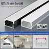 Lâmpada de linha LED Slot para lâmpada de alumínio embutido em forma de U Slot de alumínio Lâmpada de linha de liga de alumínio Barra de luz linear embutida de perfil de alumínio