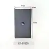 Lámpara de pared exterior impermeable doble cabezal arriba y abajo interruptor de control luminoso lámpara de pared exterior para patio lámpara de aluminio semicircular