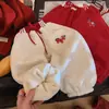 Mama Fu Fu~Lã de Alpaca Espessa2025 Calça de Lã Forrada para o Inverno Calça de Moletom Infantil Nova Calça Esportiva Casual