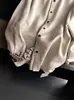 Camisa Masculina de Manga Longa com Padrão de Flor de Caju Estilo Old Money Verão Leve Respirável Refrescante Proteção Solar Camisa Color Block Jaqueta Casual