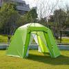 Barraca outdoor portátil dobrável automática camping praia abertura rápida camping revestimento de cola prateada espessada à prova de chuva atacado