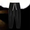 Pantalones de pana para hombre de otoño, pantalones deportivos, pantalones de chándal para hombre, holgados y versátiles, pantalones casuales de retazos, pantalones jogger, pantalones largos