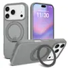 Capa de Celular com Suporte Duas em Uma para Apple 17 Pro Compatível com Fronteiras com Suporte Magnético Rotativo Capa para iPhone 17 Anti-Queda