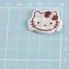 Accesorios de Resina DIY de Dibujos Animados Joyería Piezas a Cuadros Gatito Pegamento Cremoso Pasador Hecho a Mano Accesorios para Funda de Teléfono Móvil Hebilla de Zapato
